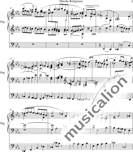 Gigout, Eugène
: Religious Procession - Órgano>cPed:3