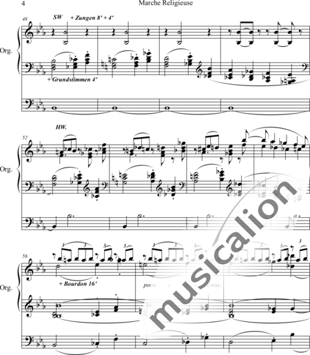 Gigout, Eugène
: Religious Procession - Órgano>cPed:4