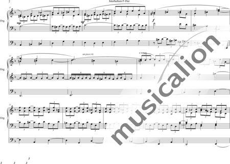 Gigout, Eugène: Interludium F-Dur - Orgel>mPed:1