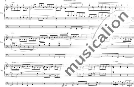 Gigout, Eugène: Interludium F-Dur - Orgel>mPed:5