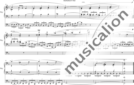 Gigout, Eugène: Interludium F-Dur - Orgel>mPed:6