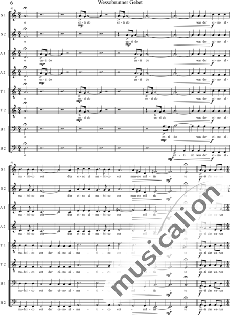 Baumann, Tjark: Diabelli-Contest 2016 - Coro>SSAATTBB:6