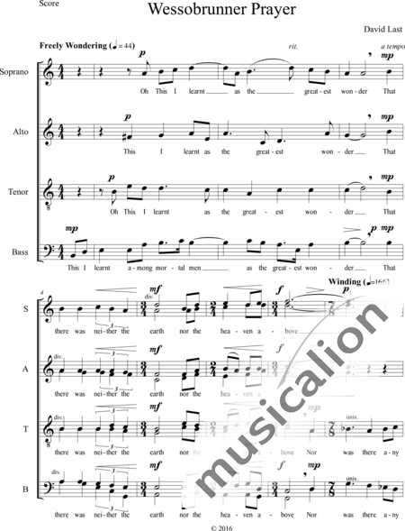 Last, David: Diabelli-Contest 2016 - Chor>SSAATTBB:3
