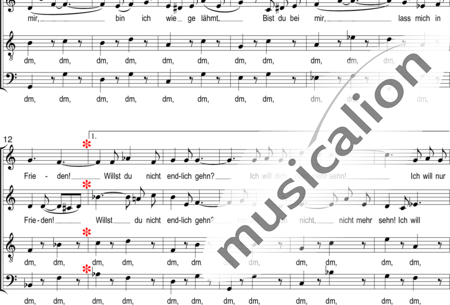 Tegtmeyer, Jörn: Allergisch ("Bist du bei mir" für 4-st. gem .Chor) - Chor>SATB:1