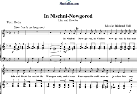 Fall, Richard: In Nischni-Nowgorod - Solo>Ten+Piano:0