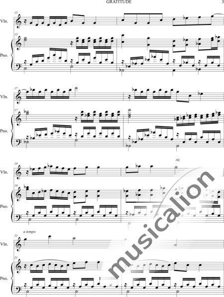 Perera, Adriana: Gratitude - Violín+Piano:3
