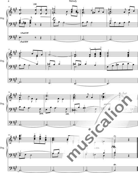 Camp, John Spencer: Melodía - Órgano:4