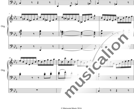 Fleuret, Daniel: Sonata No. 1, 3rd movement Tocata C-miinor - Organ>wped:1