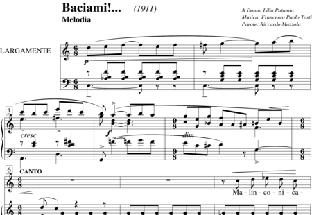 Tosti, Francesco Paolo: Baciami! - Solo>sop+Piano:0
