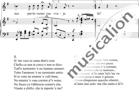 de Curtis, Ernesto: Voce e Notte - Solo>Sop+Klavier:3