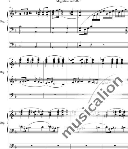 Claussmann, Aloys: Magnificat F-major - Organ>wped:2