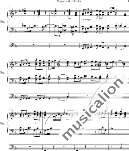Claussmann, Aloys: Magnificat F-major - Organ>wped:3