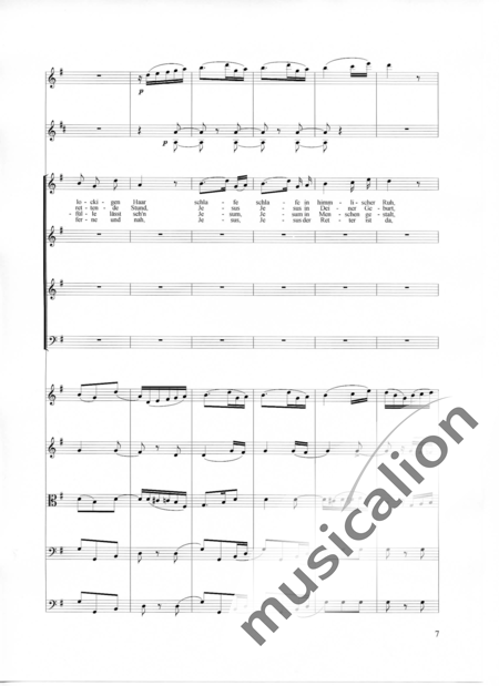 Führer, Robert: Weihnachts-Lied (Stille Nacht)-Christmas Song-Silent Night - Solo>sop+Choir>SATB+Fl+HnF2+[Vln2+Vla+Vlc+Db]:7