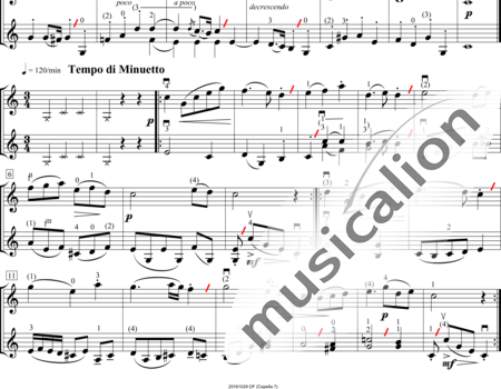 Rolla, Alessandro: Tonal formation: C major - Violín 2:1