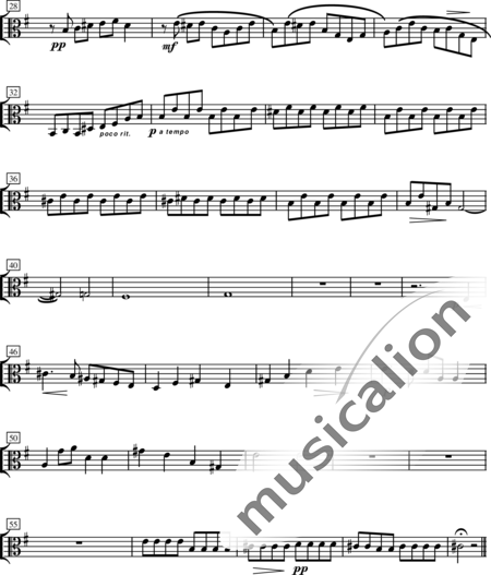 Vogel, Mario: Abendgebet - Solo>Alt+Violine 2+Viola+Org+[Vc+Kb]:7