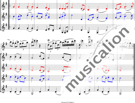 Anonymus, Unbekannt: Es wird scho glei dumpa - Violine 5:1