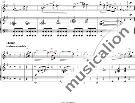 Dancla, Charles: Petit air varié - Violín+Piano:1