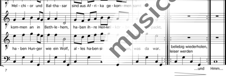 Baumgarte, Roland: Melchior und Balthasar - Chor>SATB:1