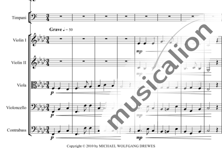 Drewes, Michael: Recuerdos de Polonia III - Violín 2+[Fl2+Ob2+Clar2+Fg2]+[Cr2+Trp2]+Tp3+[Vla+Vc+Cb]:1