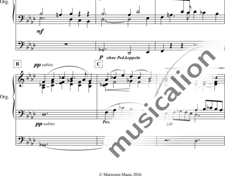Kunc, Pierre: Communion A-flat major - Órgano>cPed:1