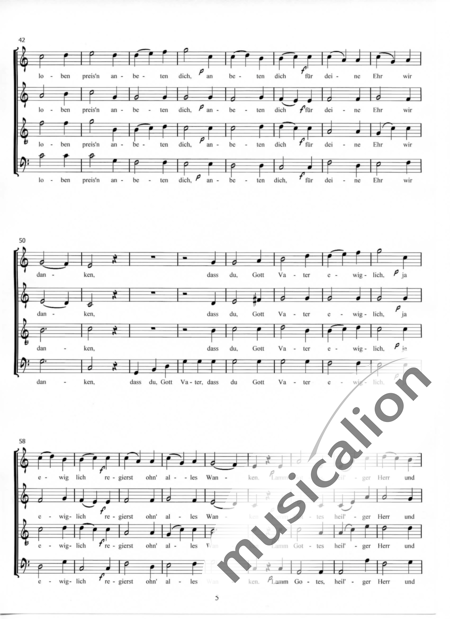 Mayrhofer, Christian: Deutsche Messe - Gott in der Höh' (German Mass) - Coro>SATB:3