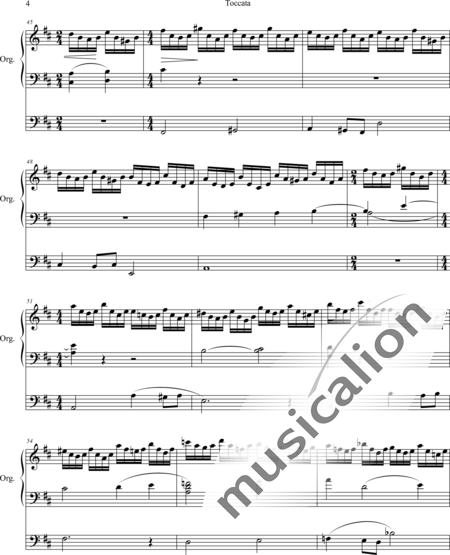 Whitlock, Percy: Toccata (aus der Plymouth Suite) - Orgel>mPed:4