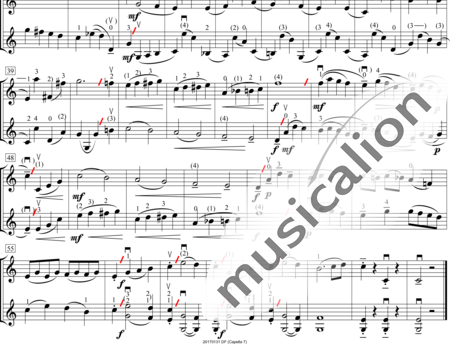 Bériot, Charles Auguste de: Moderato - Violín 2:1