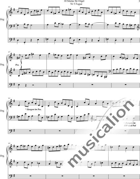 Salomé, Theodore : Fuga - Órgano>cPed:5