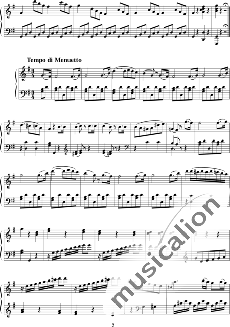 Beethoven, Ludwig van: Sonata No. 20 "Sonate facile No. 2" - Piano:5