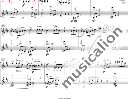 Bériot, Charles Auguste de: Scherzo - Violine 2:1