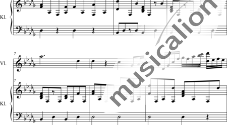 Weidner, Herb: Für einen Blumenstrauss - Violine+Klavier:1