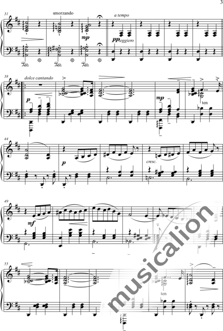 Tschaikowsky, Peter Iljitsch: Blumenwalzer - Klavier:3