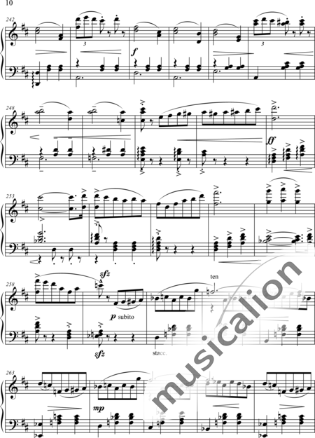 Tschaikowsky, Peter Iljitsch: Blumenwalzer - Klavier:10