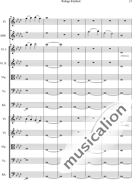 Swienty, Claus: Ruhige Klarheit, Teil II - Flute 2+[Vln4+Vla2+Vlc2+Db2]:18