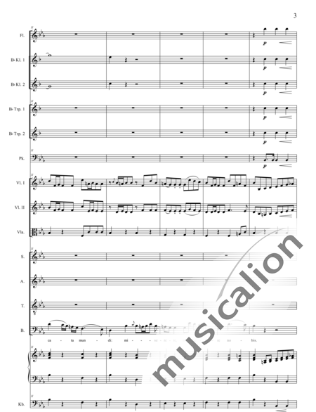 Bühler, Franz
: Mass No. IV: Agnus Dei - Solo>sop/alto/Ten/bajo+Coro>SATB+[Fl+Clar2]+Trp2+Tp+Org+[Vl2+Vla+Cb]:3