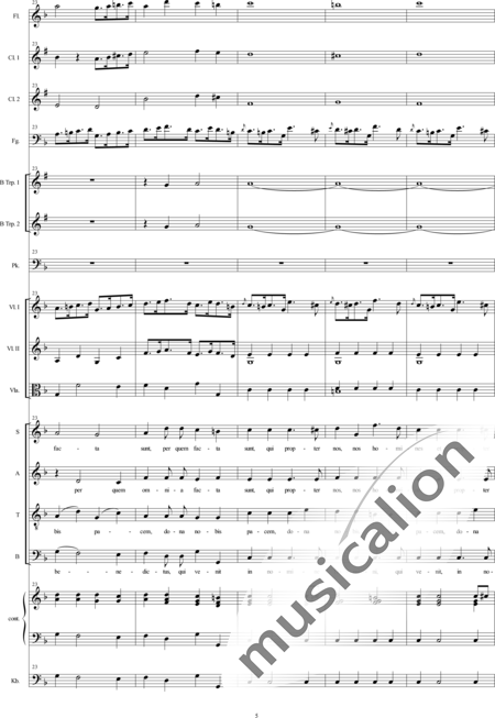 Bühler, Franz
: Missa No. VI: Credo - Solo>sop+Coro>SATB+[Fl+Clar2+Fg]+Trp2+Tp+Org+[Vl2+Vla+Cb]:5