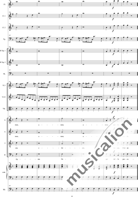 Bühler, Franz
: Missa No. VI: Credo - Solo>sop+Coro>SATB+[Fl+Clar2+Fg]+Trp2+Tp+Org+[Vl2+Vla+Cb]:13