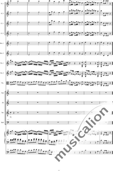 Bühler, Franz
: Missa: Benedictus - Solo>Ten+Coro>SATB+[Fl2+Clar2]+Cr2+OrgcP+[Vl2+Vla]:13