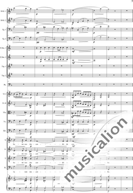 Brosig, Moritz
: Dritte Messe: Credo - Solo>sop/alto/Ten/bajo+Coro>SATB+Viola+Violoncello+Contrabajo+[Clar2+Fg2]+[Cr2+Trp2]+Tp+Org+Vl2:5