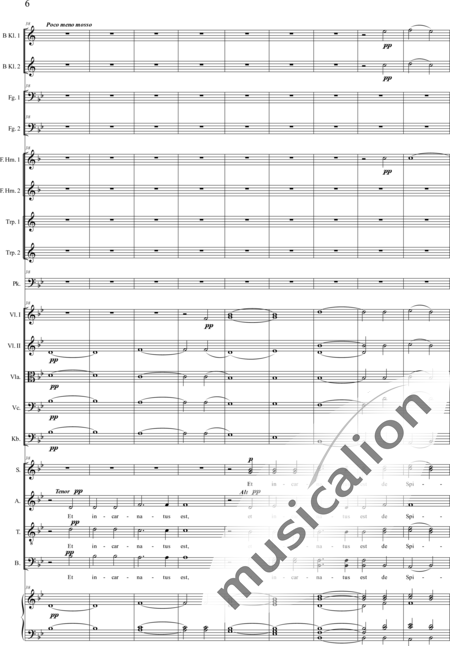 Brosig, Moritz
: Dritte Messe: Credo - Solo>sop/alto/Ten/bajo+Coro>SATB+Viola+Violoncello+Contrabajo+[Clar2+Fg2]+[Cr2+Trp2]+Tp+Org+Vl2:6