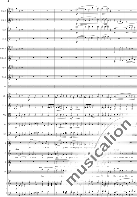 Brosig, Moritz
: Dritte Messe: Gloria - Solo>sop/alto/Ten/bajo+Coro>SATB+[Clar2+Fg2]+[Cr2+Trp2]+Tp+Org+[Vl2+Vla+Vc+Cb]:4