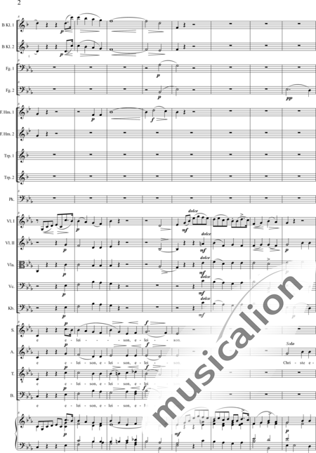 Brosig, Moritz
: Dritte Messe: Kyrie - Solo>sop/alto/Ten/bajo+Coro>SATB+[Clar2+Fg2]+[Cr2+Trp2]+Tp+Org+[Vl2+Vla+Vc+Cb]:2