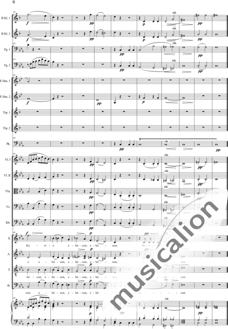 Brosig, Moritz
: Dritte Messe: Kyrie - Solo>sop/alto/Ten/bajo+Coro>SATB+[Clar2+Fg2]+[Cr2+Trp2]+Tp+Org+[Vl2+Vla+Vc+Cb]:6