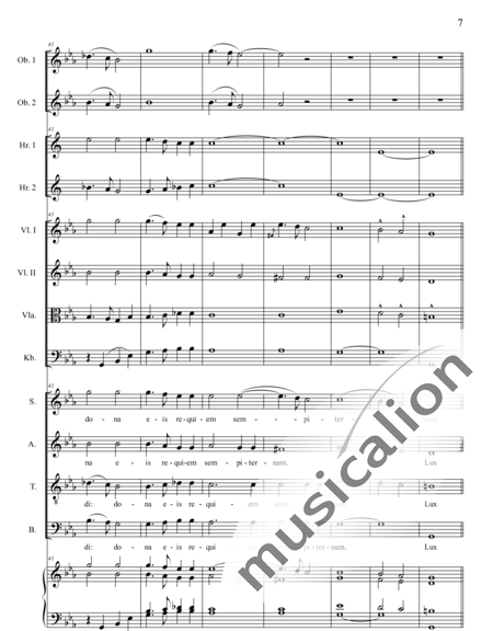 Brosig, Moritz
: Requiem in C: Agnus Dei - Solo>Ten/bajo+Coro>SATB+Ob2+Cr2+Org+[Vl2+Vla+Cb]:7