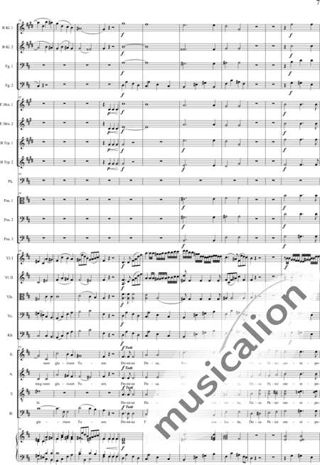 Brosig, Moritz
: Fest-Messe: Gloria - Solo>sop/alto/Ten/bajo+Coro>SATB+[Clar2+Fg2]+[Cr2+Trb3+Trp2]+Tp+Org+[Vl2+Vla+Vc+Cb]:7