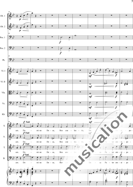 Brosig, Moritz
: Mass No. 6: Gloria - Solo>alto/Ten/bajo+Coro>SATB+Violoncello+Ob2+Trb2+Tp+Org+[Vl2+Vla+Cb]:5