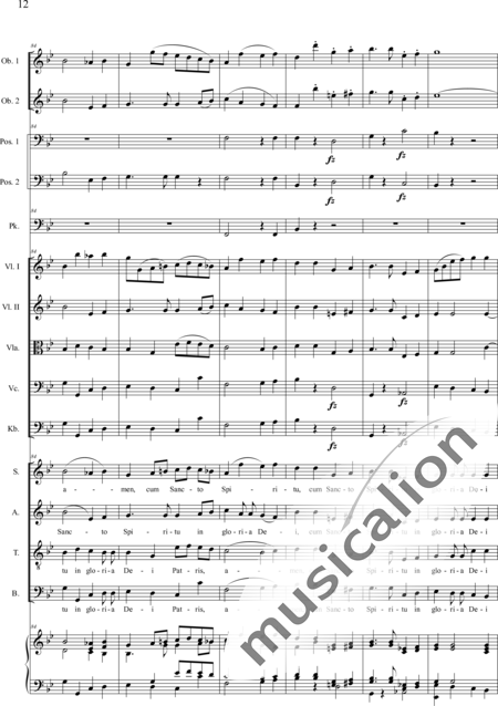 Brosig, Moritz
: Mass No. 6: Gloria - Solo>alto/Ten/bajo+Coro>SATB+Violoncello+Ob2+Trb2+Tp+Org+[Vl2+Vla+Cb]:12