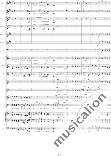 Brosig, Moritz
: Fourth Mass in F: Credo - Solo>Ten/bajo+Coro>SATB+Clar2+[Cr2+Trp2]+Tp+Org+[Vl2+Vla+Vc+Cb]:7