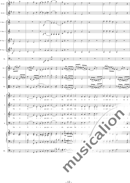 Brosig, Moritz
: Fourth Mass in F: Credo - Solo>Ten/bajo+Coro>SATB+Clar2+[Cr2+Trp2]+Tp+Org+[Vl2+Vla+Vc+Cb]:12