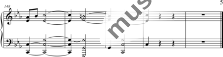 Weidner, Herb: Entrelude - Klavier:5
